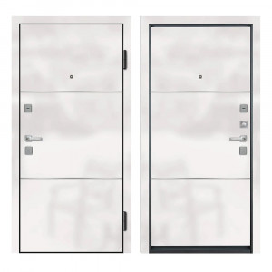 Входная дверь Ле-гран white gloss / white matte
